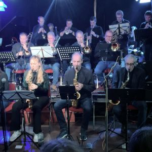 Jazzclub-Biergarten: RT University Big Band